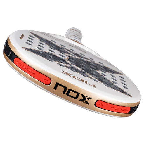 Pala de Padel Nox AT10 Genius 12K Alum XTREM 2026 + Tarro de pelotas +Overgrip + Protector