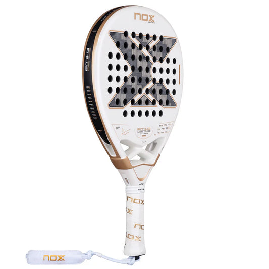 Pala de Padel Nox AT10 Genius 12K Alum XTREM 2026 + Tarro de pelotas +Overgrip + Protector