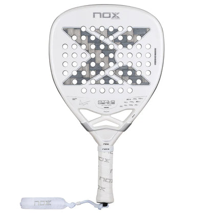 Pala de Padel Nox AT10 Genius Attack 12K Alum XTREM 2026 + Tarro de pelotas +Overgrip + Protector