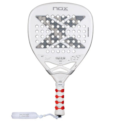 Pala de Padel Nox AT10 Genius Attack 12K Alum XTREM 2026 + Tarro de pelotas +Overgrip + Protector