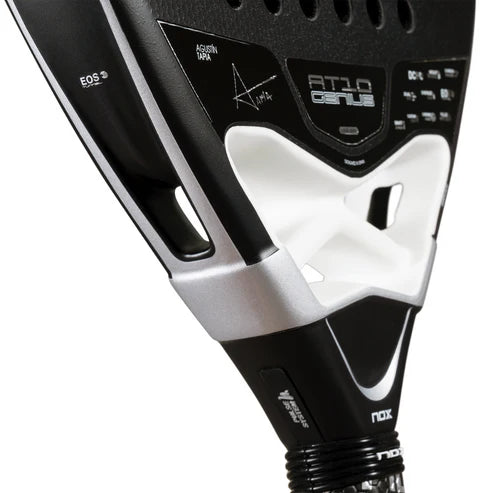 Pala de Padel Nox AT10 Genius Attack 18K Alum 2026 + Tarro de pelotas +Overgrip + Protector