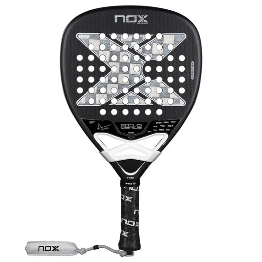Pala de Padel Nox AT10 Genius Attack 18K Alum 2026 + Tarro de pelotas +Overgrip + Protector