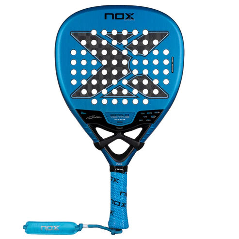 Pala de Padel Nox EA10 Ventus Attack 12K Xtreme by Edu Alonso 2026 + Tarro de pelotas +Overgrip + Protector