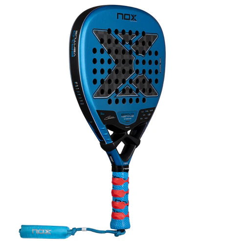 Pala de Padel Nox EA10 Ventus Attack 12K Xtreme by Edu Alonso 2026 + Tarro de pelotas +Overgrip + Protector