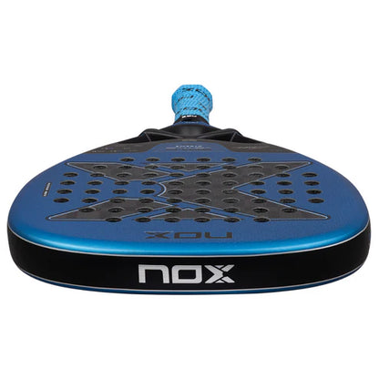 Pala de Padel Nox EA10 Ventus Attack 12K Xtreme by Edu Alonso 2026 + Tarro de pelotas +Overgrip + Protector