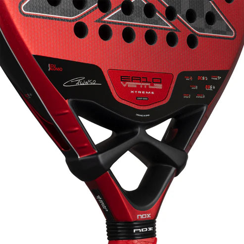 Pala de Padel Nox EA10 Ventus Hybrid 12K XTREM 2026 + Tarro de pelotas +Overgrip + Protector