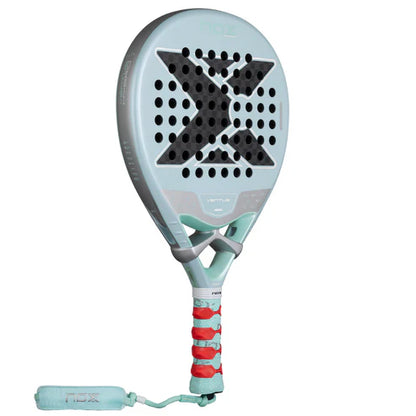 Pala de Padel Nox Ventus Hybrid 12K Lite 2026 + Tarro de pelotas +Overgrip + Protector