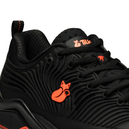 Zapatilla de Tenis Ortak Tilki Lehinde (Negro/Naranjo)